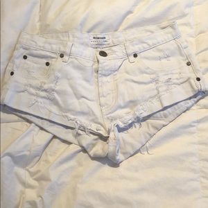 One By One Teaspoon Shorts